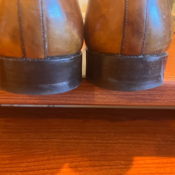 Magnanni light brown double monks size 8 1/2